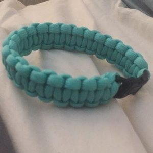 blue bracelet